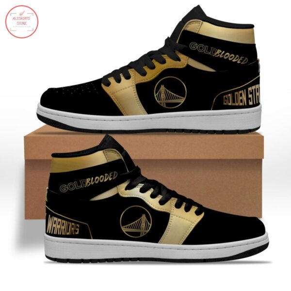 Tubopro Golden State Warriors NBA AJ1 High Sneakers Shoes For Men And Women