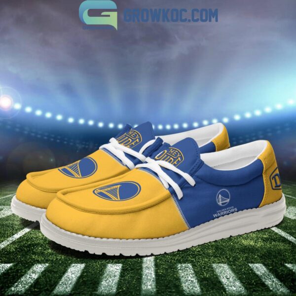 Tubopro Golden State Warriors Personalized Hey Dude Shoes For Men And Women - Image 4