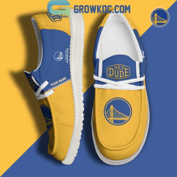 Tubopro Golden State Warriors Personalized Hey Dude Shoes For Men And Women - Image 2