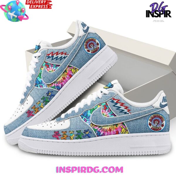 Tubopro Grateful Dead Air Low-Top Sneakers Shoes For Men And Women - Image 2