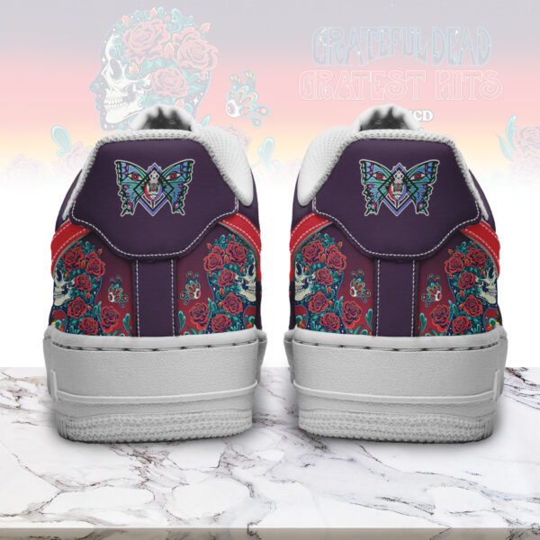 Tubopro Grateful Dead Air Low-Top Sneakers Shoes For Men And Women - Image 2