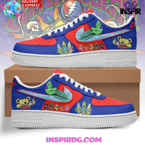 Tubopro Grateful Dead Air Low-Top Sneakers Shoes For Men And Women
