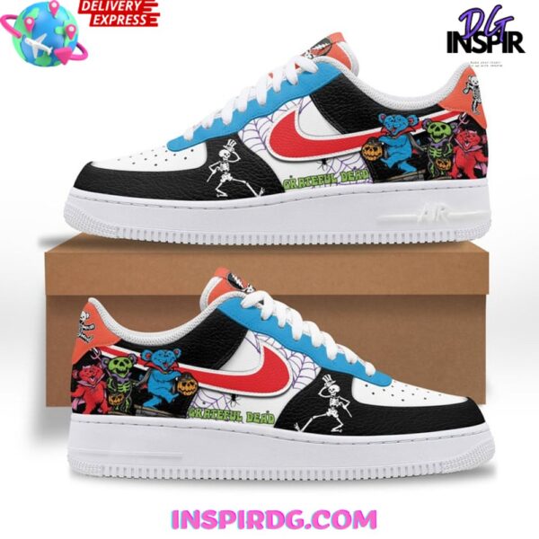 Tubopro Grateful Dead Air Low-Top Sneakers Shoes For Men And Women - Image 2