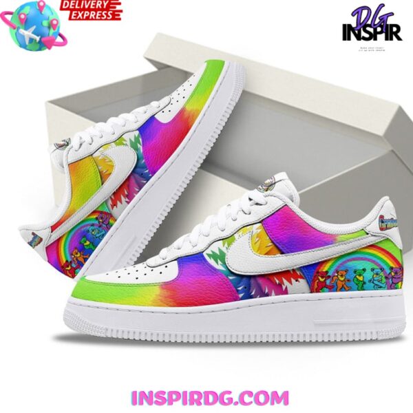Tubopro Grateful Dead Air Low-Top Sneakers Shoes For Men And Women - Image 2