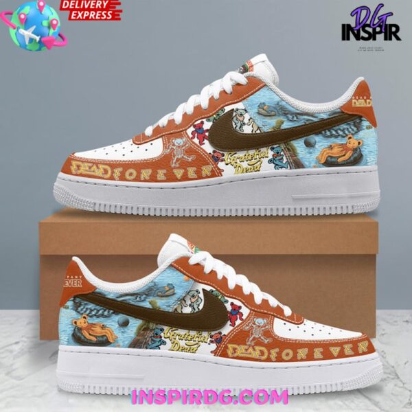 Tubopro Grateful Dead Air Low-Top Sneakers Shoes For Men And Women - Image 2
