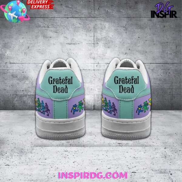Tubopro Grateful Dead Air Low-Top Sneakers Shoes For Men And Women - Image 3