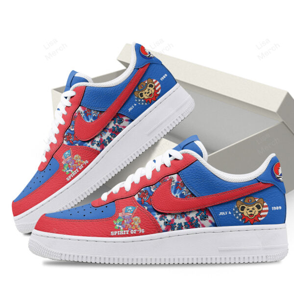 Tubopro Grateful Dead Air Low-Top Sneakers Shoes For Men And Women - Image 2
