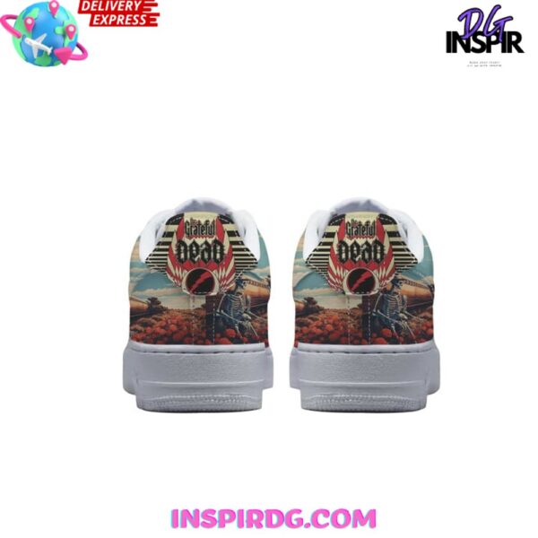 Tubopro Grateful Dead Air Low-Top Sneakers Shoes For Men And Women - Image 3