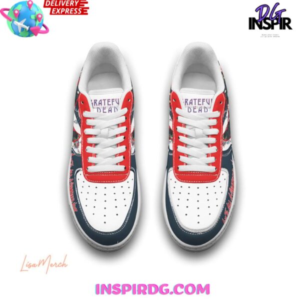 Tubopro Grateful Dead Air Low-Top Sneakers Shoes For Men And Women - Image 2