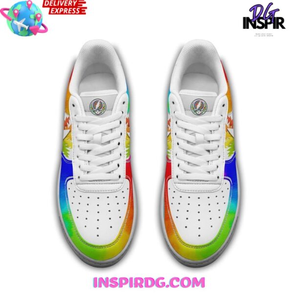 Tubopro Grateful Dead Air Low-Top Sneakers Shoes For Men And Women - Image 3