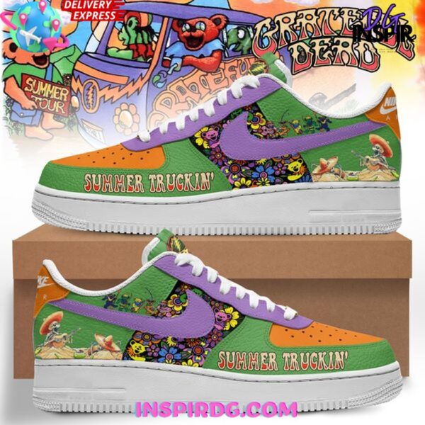 Tubopro Grateful Dead Air Low-Top Sneakers Shoes For Men And Women