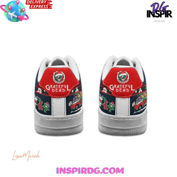Tubopro Grateful Dead Air Low-Top Sneakers Shoes For Men And Women - Image 3