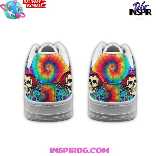 Tubopro Grateful Dead Air Low-Top Sneakers Shoes For Men And Women - Image 5
