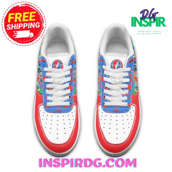 Tubopro Grateful Dead Air Low-Top Sneakers Shoes For Men And Women - Image 2