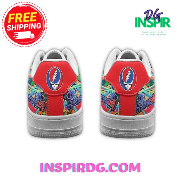 Tubopro Grateful Dead Air Low-Top Sneakers Shoes For Men And Women - Image 3