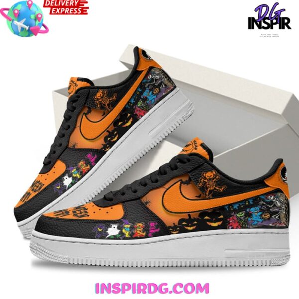 Tubopro Grateful Dead Air Low-Top Sneakers Shoes For Men And Women - Image 3