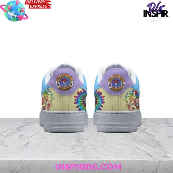 Tubopro Grateful Dead Air Low-Top Sneakers Shoes For Men And Women - Image 3