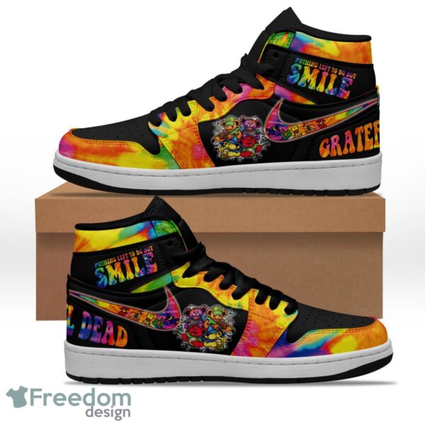 Tubopro Grateful Dead AJ1 High Sneakers Shoes For Men And Women