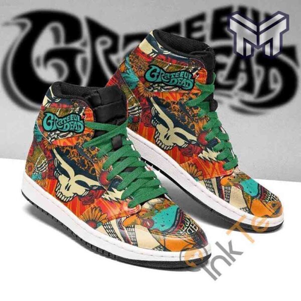 Tubopro Grateful Dead AJ1 High Sneakers Shoes For Men And Women