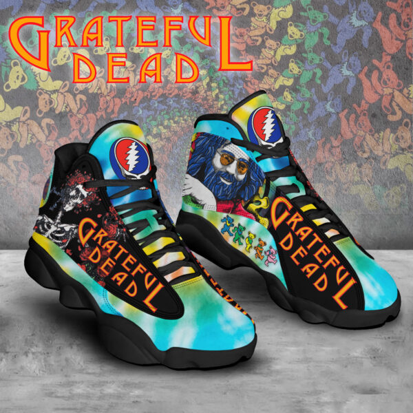 Tubopro Grateful Dead AJ13 Sneakers Shoes For Men And Women