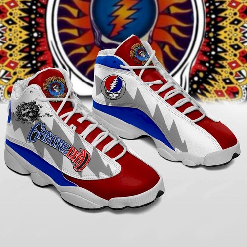Tubopro Grateful Dead AJ13 Sneakers Shoes For Men And Women
