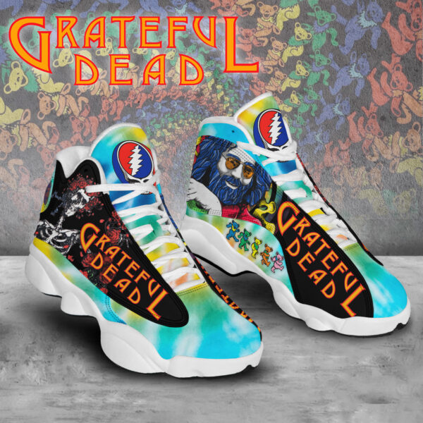 Tubopro Grateful Dead AJ13 Sneakers Shoes For Men And Women
