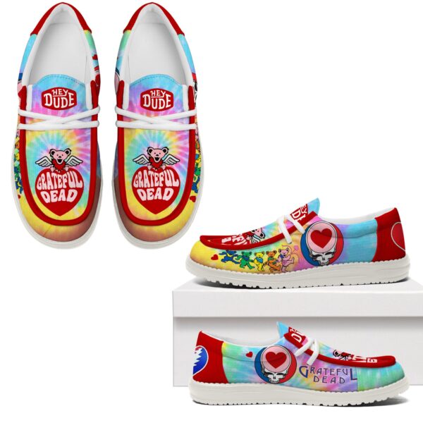 Tubopro Grateful Dead Personalized Hey Dude Shoes For Men And Women - Image 2