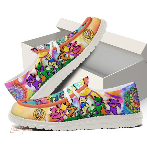 Tubopro Grateful Dead Hey Dude Shoes For Men And Women - Image 2