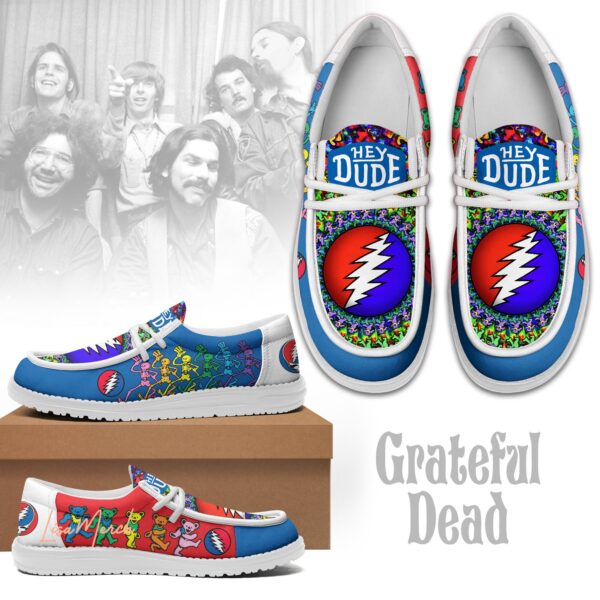 Tubopro Grateful Dead Hey Dude Shoes For Men And Women