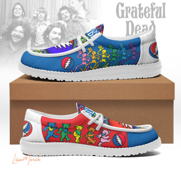 Tubopro Grateful Dead Hey Dude Shoes For Men And Women - Image 3