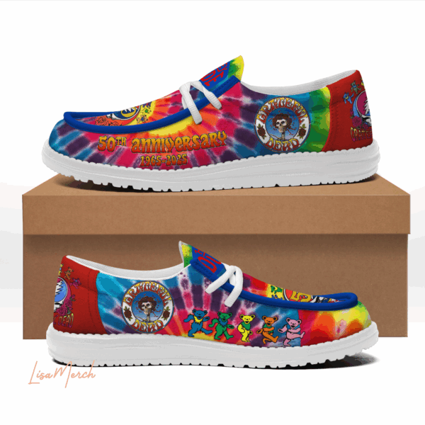 Tubopro Grateful Dead Hey Dude Shoes For Men And Women - Image 2