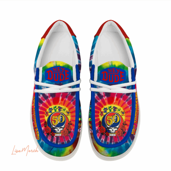 Tubopro Grateful Dead Hey Dude Shoes For Men And Women - Image 3