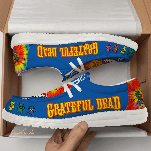 Tubopro Grateful Dead Hey Dude Shoes For Men And Women - Image 5