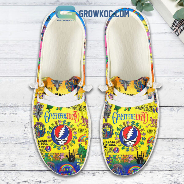Tubopro Grateful Dead Personalized Hey Dude Shoes For Men And Women