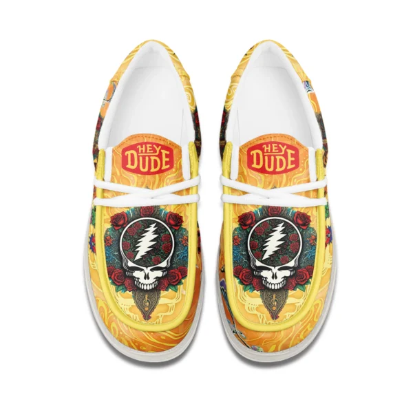 Tubopro Grateful Dead Personalized Hey Dude Shoes For Men And Women - Image 5