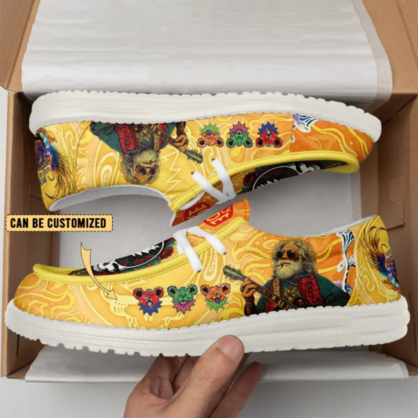 Tubopro Grateful Dead Personalized Hey Dude Shoes For Men And Women - Image 4