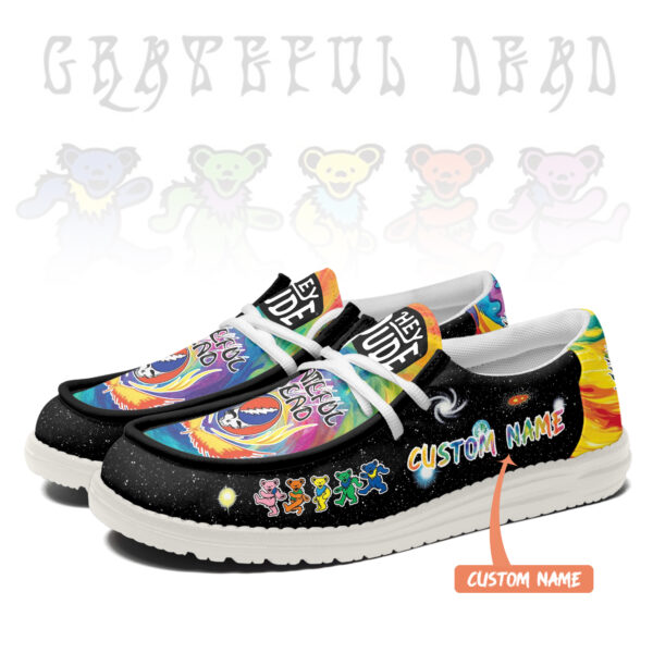 Tubopro Grateful Dead Personalized Hey Dude Shoes For Men And Women