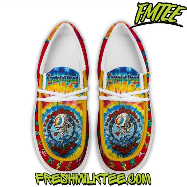 Tubopro Grateful Dead Personalized Hey Dude Shoes For Men And Women - Image 2