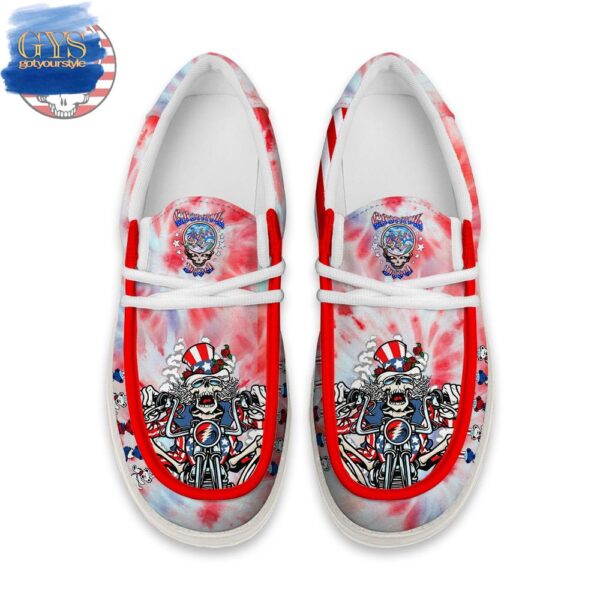 Tubopro Grateful Dead Personalized Hey Dude Shoes For Men And Women - Image 2