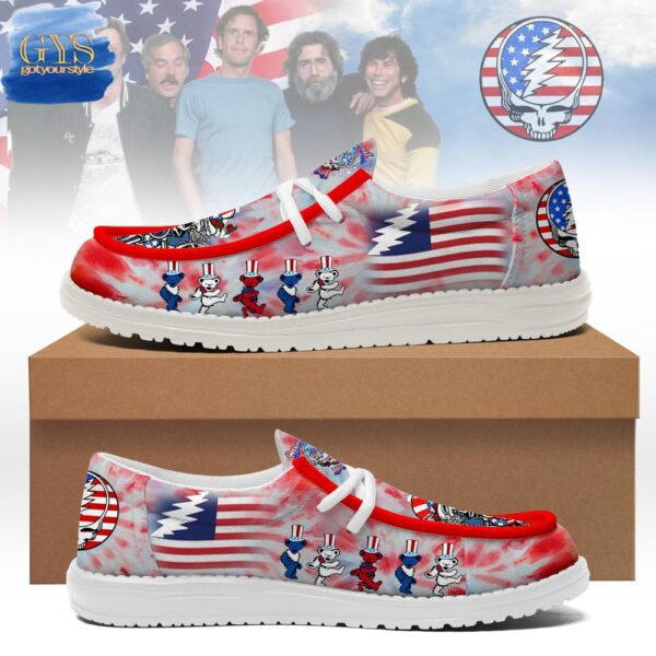 Tubopro Grateful Dead Personalized Hey Dude Shoes For Men And Women