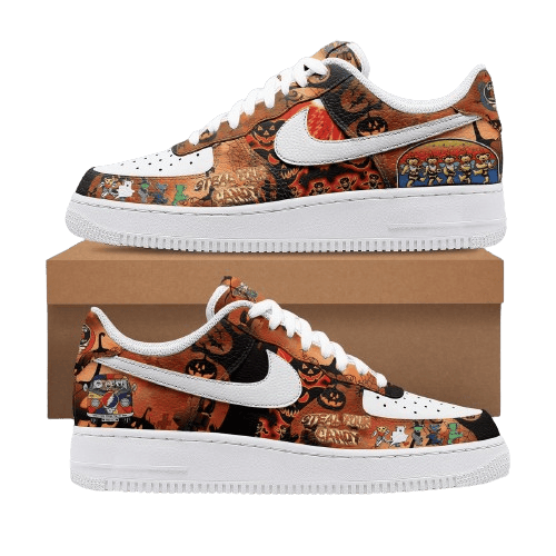 Tubopro Grateful Dead Steal Your Candy Halloween Air Low-Top Sneakers Shoes For Men And Women