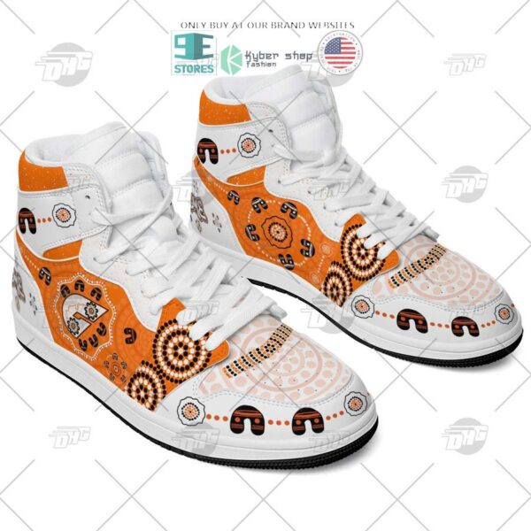 Tubopro Greater Western Sydney Giants AFL AJ1 High Sneakers Shoes For Men And Women - Image 3