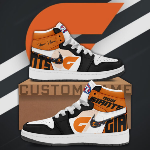 Tubopro Greater Western Sydney Giants AJ1 High Sneakers Shoes For Men And Women