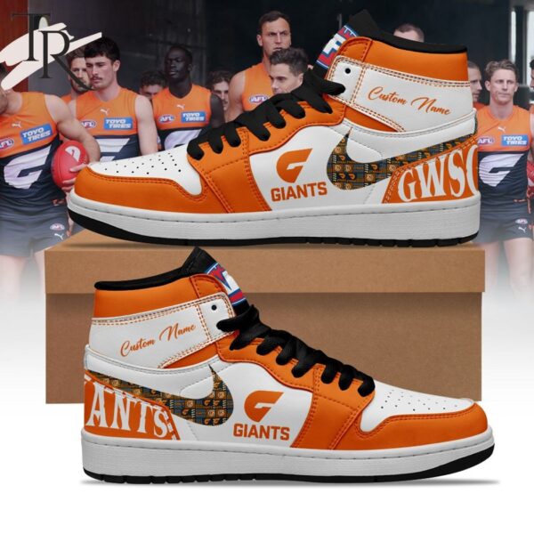 Tubopro Greater Western Sydney Giants AJ1 High Sneakers Shoes For Men And Women
