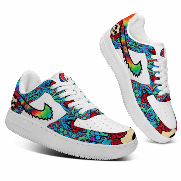 Tubopro Greatful Dead Air Low-Top Sneakers Shoes For Men And Women - Image 2