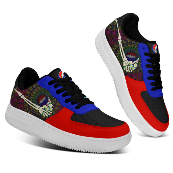 Tubopro Greatful Dead Air Low-Top Sneakers Shoes For Men And Women - Image 3