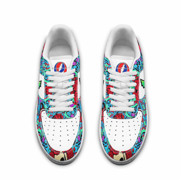 Tubopro Greatful Dead Air Low-Top Sneakers Shoes For Men And Women - Image 3