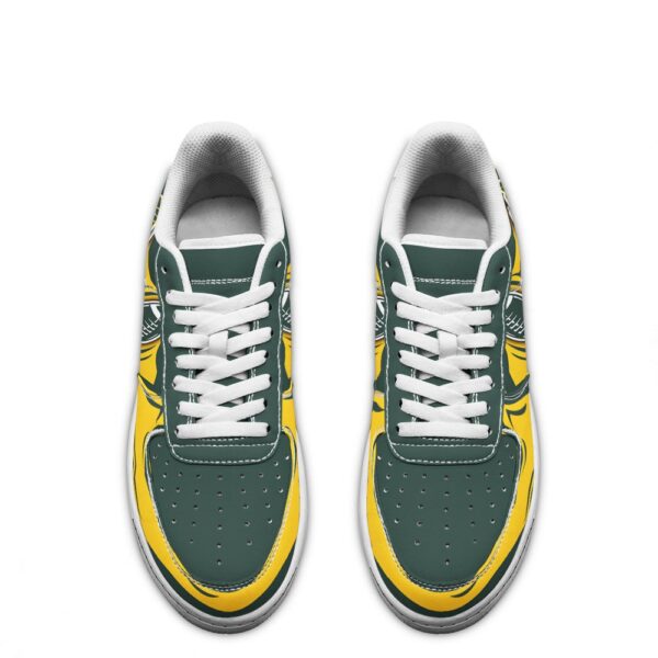 Tubopro Green Bay Packers Air Low-Top Sneakers Shoes For Men And Women - Image 3