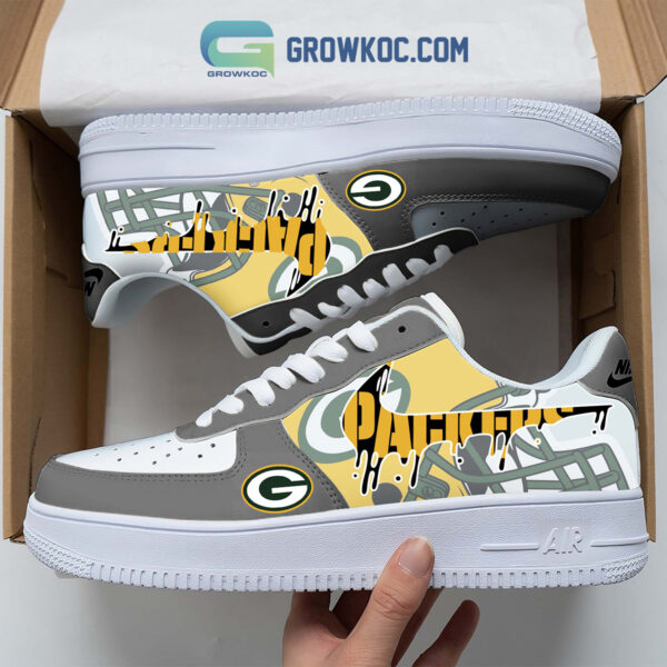 Tubopro Green Bay Packers Air Low-Top Sneakers Shoes For Men And Women