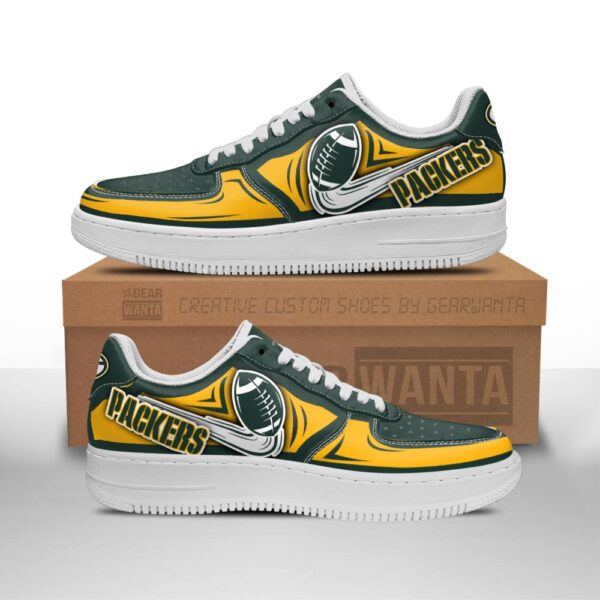 Tubopro Green Bay Packers Air Low-Top Sneakers Shoes For Men And Women